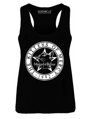 Gothicat Kittens of Mercy Tank Top black